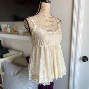 Free People (Intimately) Lace Tank